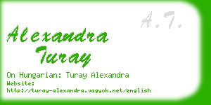 alexandra turay business card